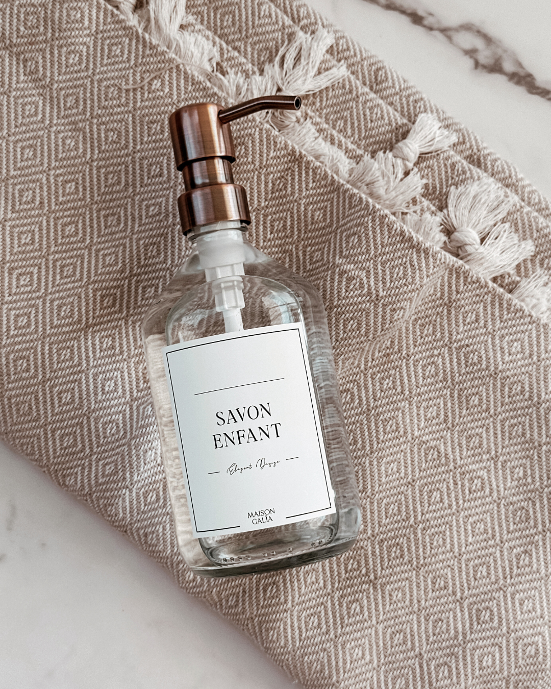 Flacon Transparent - Savon Enfant