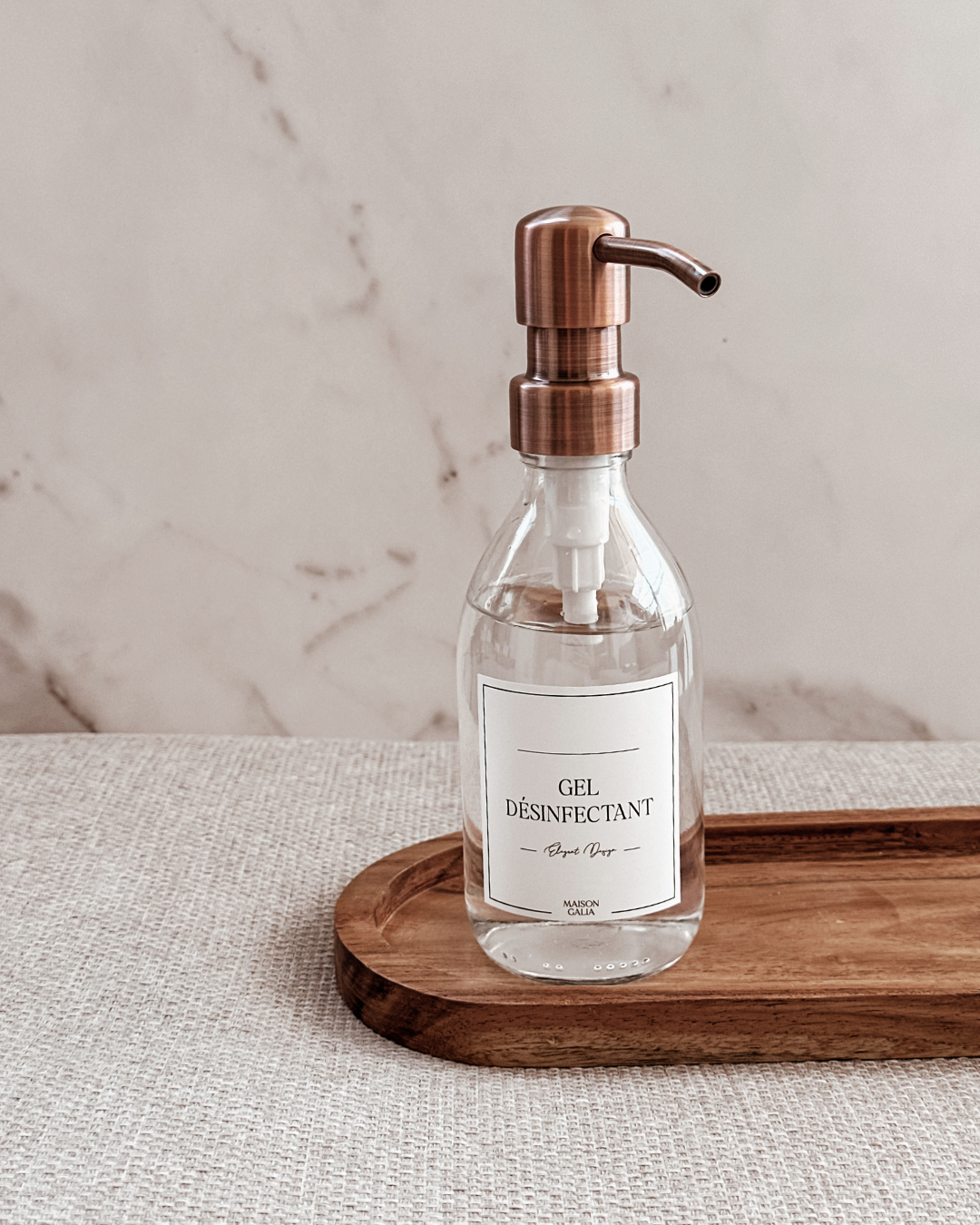Flacon Transparent - Gel Désinfectant