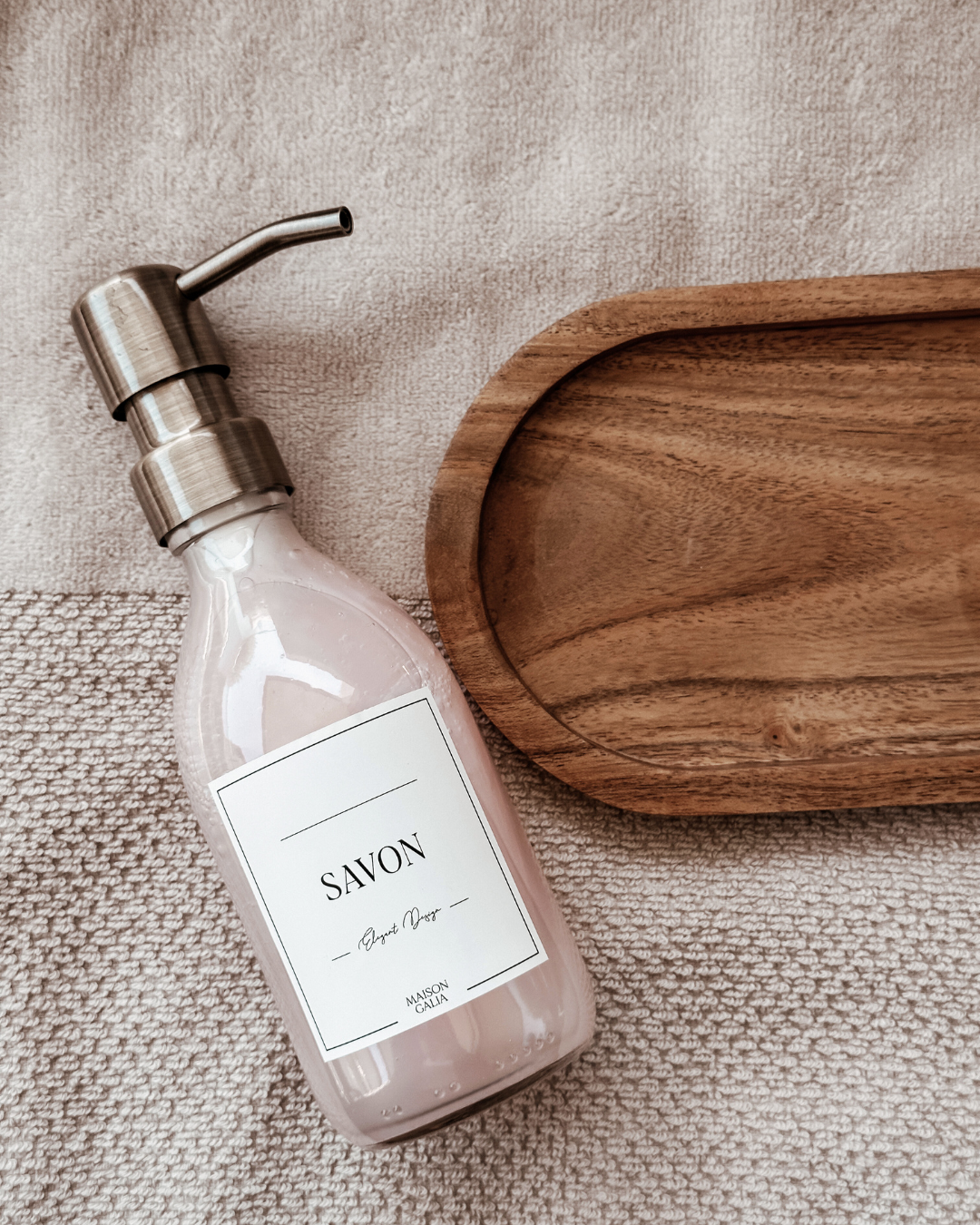 Flacon Transparent - Savon