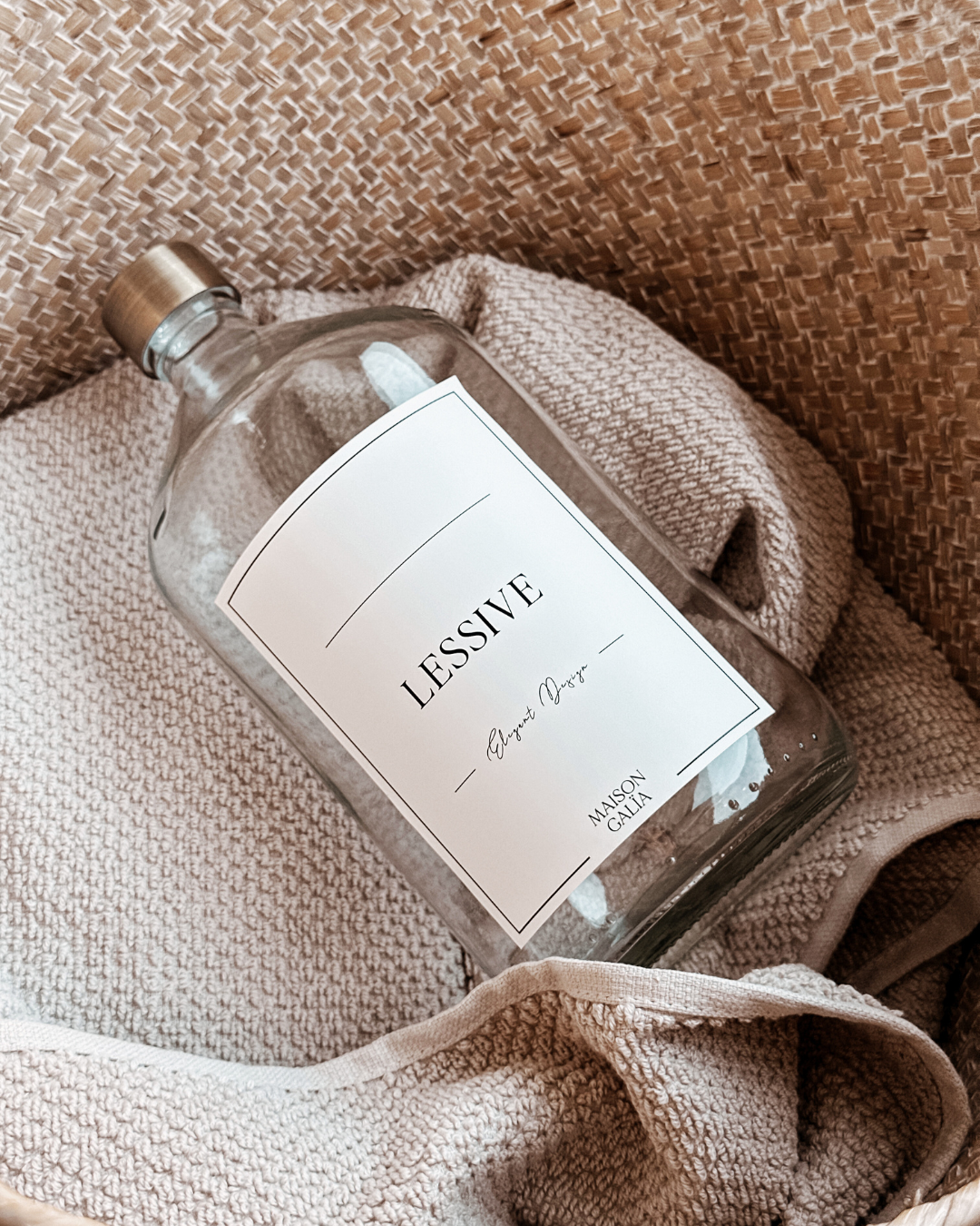 Flacon Transparent - Lessive