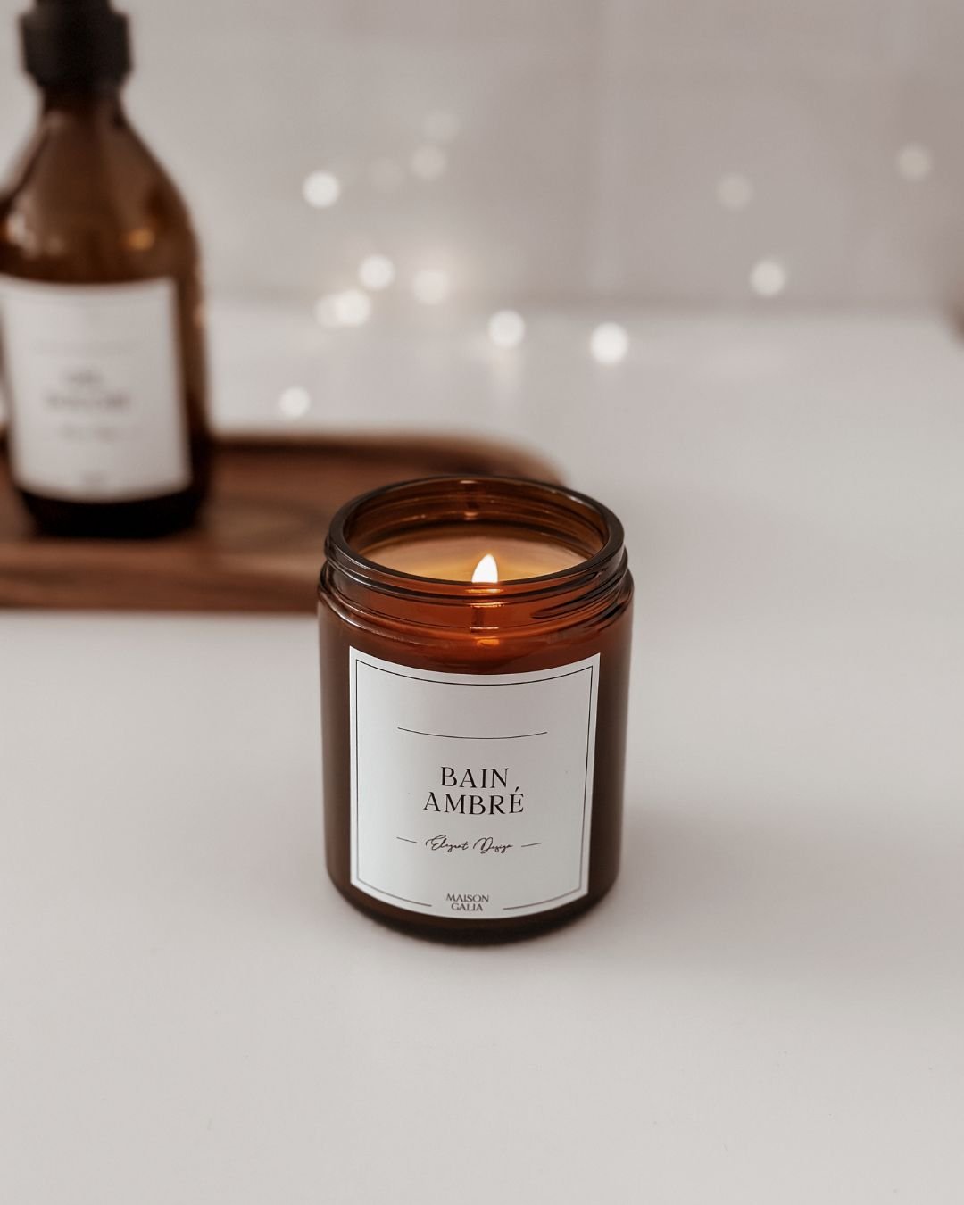 Bougie 160g - Bain Ambré – Image 4