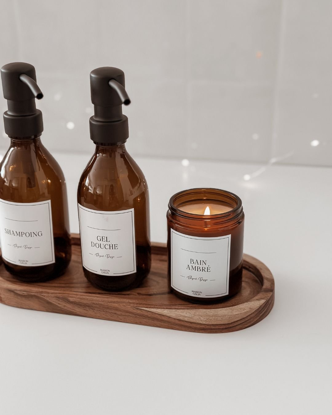 Bougie 160g - Bain Ambré – Image 3